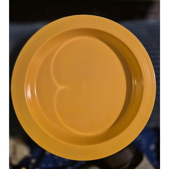 Fiesta Ware Relish Tray Complete Yellow - Picture 15 of 15